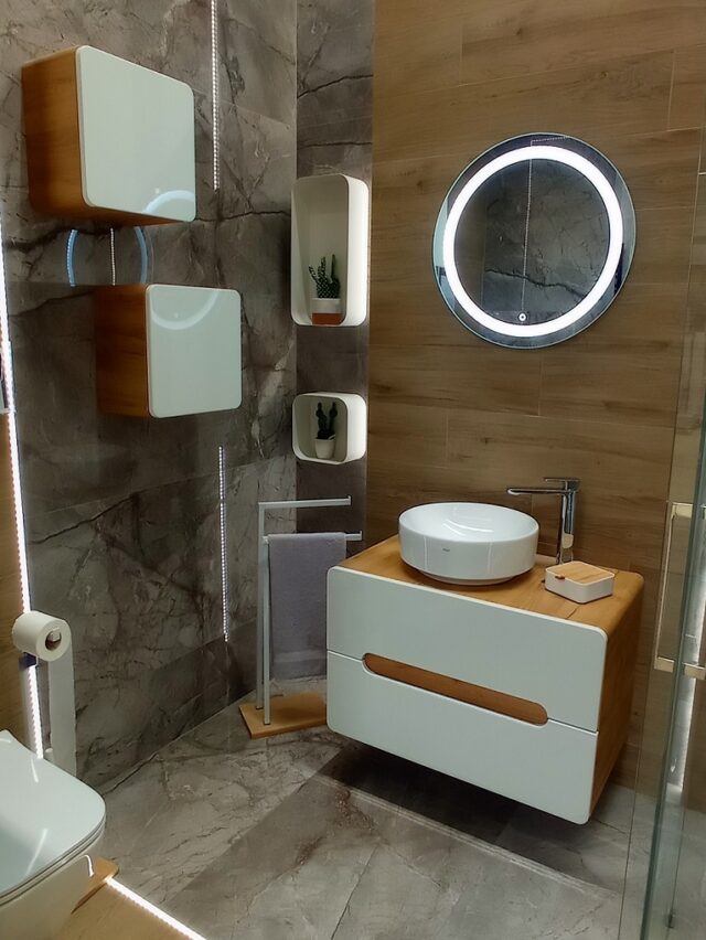 Should A Bathroom Mirror Be Wider Than The Sink Or Vanity? Marina